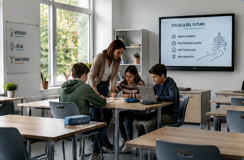 La caída de la natalidad obliga a repensar la escuela del futuro