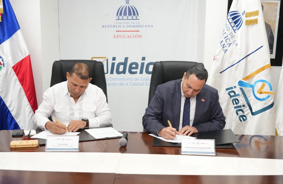 Centro Nacional de Ciberseguridad e IDEICE firman acuerdo para fortalecer la seguridad de la investigación educativa
