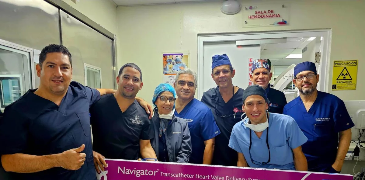 Sin cirugía de corazón abierto: realizan innovador reemplazo de válvula mitral en República Dominicana